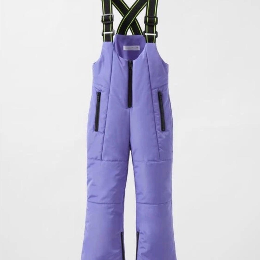 ZARA KIDS GIRL WATERPROOF AND WINDPROOOF SKI JUMPSUIT PURPLE 0562/739 Sz 6